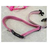 Bow Wow Pet Products Leopard Print Harness SetDog coat couple harness and collars and dog bowls