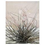 Modern Artificial Grass Arrangement with Pink Flowers