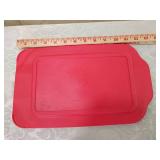 Pyrex Red Plastic Storage Lid Set