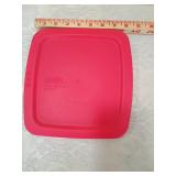 Pyrex Red Plastic Storage Lid Set