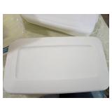 Sterilite Storage Containers with White Lids - Set of 7