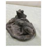 Concrete Frog Figurine