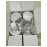 Sterling Cut Glass Etched Tumblers willowbend glasses