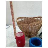 Woven Easter Basket Collection wicker basket