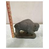 American Buffalo Bronze Sculpture plaster