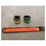 LED Light Up Safety Slap Bands Set