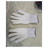 LED Light Up Purge Mask with White Handling Gloves Set