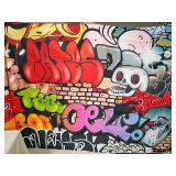 Urban Street Art bedding Skull and Graffiti Design