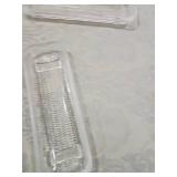 Clear Glass Corn on the Cob Holders - Set of 6