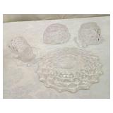 American Fostoria Glass Dessert Set