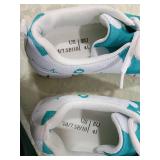 Fight Ovarian Cancer Athletic Shoes Teal White