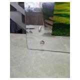 Ocean Sunset Glass Mirror Panel