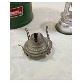 Coleman 220J Lantern with Small Oil Lamps Collection