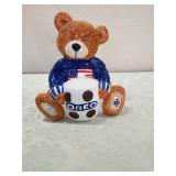 Oreo Cookie Jar with Patriotic Teddy Bear