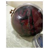 Early 20th Century Red and Blue Glass Railroad Signal Light (items that are pictured)