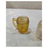 Miniature Glass Beer Mug Set