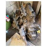 Motor tranny and exhaust VW motor 023 not tested 4 cylinder (bring your own help to load. Will not help lift)