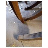 1940s Wooden Dining Set with 4 Chairs (items in pictures)