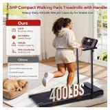 $180 MCRG Walking Pad with Handle Bar, 3.5HP Treadmill 0.6-10MPH