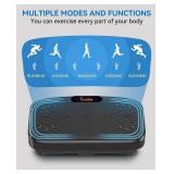$156 Vibration Plate Exercise Machine with 200 Speeds, 450 Lb Capacity