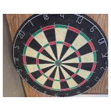 Regulation Bristle Dart Board Set, 17.75" Sisal, Numbered