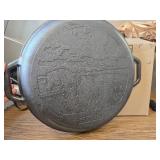 $69 16" Grilling Pan, Uzbek Kazan Cast Iron - Premium Camping Cookware