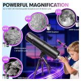 $110 Telescope 90mm Aperture 550mm Portable Refractor with Tripod