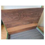 $130 AZRHOM Walnut Wood Cutting Board 24x18in with Juice Groove
