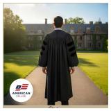 $107 CLERKMANS Unisex Doctoral PhD Graduation Gown - Robe, 54 XL