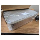 Prodigen Stainless Steel Cat Litter Box with Lid, 19.6x14x12 in