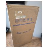 $59 34" Folding Table, Square Card Table with Collapsible Legs, White