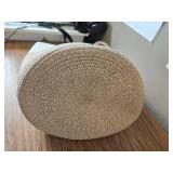 Large Woven Laundry Basket Hamper, 60L Cotton Rope Storage Bin