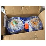 $94 Kids 4-Hoop Basketball Hoop with Adjustable Height & 3 Balls