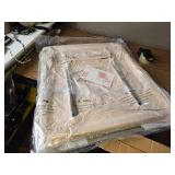 $79 Saucer Chair for Adults, Foldable, Faux Fur Lounge (Beige)