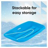 $75 2 Pack Superio Toboggan Snow Sleds, 35" Long, Plastic