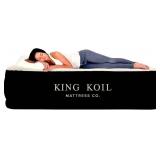 $180 King Koil Cal King Air Mattress with Built-in Pump, Waterproof