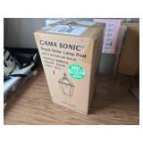 $160 Royal Bulb Series Outdoor Solar LED Post Light with 3 in. Fitter