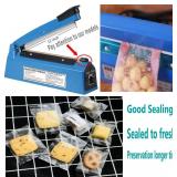 Impulse Heat Sealer Manual, 12-Inch Machine for Plastic Bags
