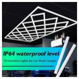 $243 Hexagon Garage Lights 23-LED Ultra-Bright Diamond Lighting