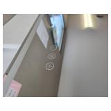 $90 LED Bathroom Mirror 40x32, Anti-Fog, Dimmable Lights, Squared Bottom Co