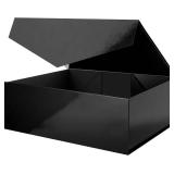 ROSEGLD Extra Large Gift Box 20x16x7.2 in Black Magnetic Gift Box