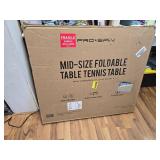 $270 PRO SPIN Compact Ping Pong Table - 72x41 Mid-Size, Foldable