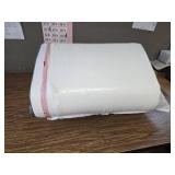 3Pcs Adjustable Wedge Pillow for Headboard, 23 Wide, White/Grey