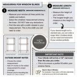 Lotus & Windoware Cordless Faux Wood Horizontal Blind, 22.5W x 36L