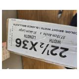 Lotus & Windoware Cordless Faux Wood Horizontal Blind, 22.5W x 36L