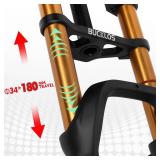 $169 BUCKLOS 20-Inch Fat Tire E-Bike Front Fork, 180mm Travel