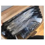 5-Tier Shelf Organizer, Heavy-Duty Shelving, Black 33x12.6x72