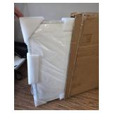 $124 Space Heater 600W, Wall-Mounted Infrared Panel with Thermostat