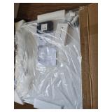 $124 Space Heater 600W, Wall-Mounted Infrared Panel with Thermostat