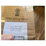 $74 Persilux Blackout Roller Shades, Cordless, Linen Fabric, 34.5"W